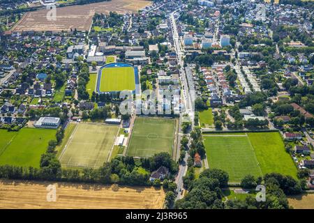 Aerial view, SportCentrum Kaiserau, Kamen, Ruhrgebiet, North Rhine-Westphalia, Germany, DE, Europe, Football and Athletics Association of Westphalia,