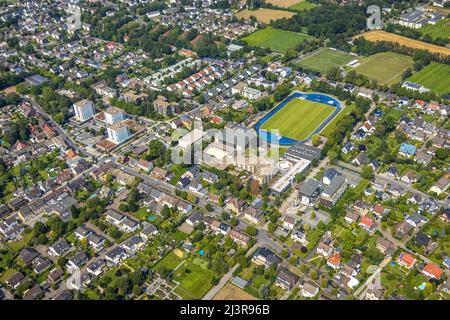 Aerial view, SportCentrum Kaiserau, Kamen, Ruhrgebiet, North Rhine-Westphalia, Germany, DE, Europe, Football and Athletics Association of Westphalia,