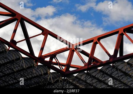 Milano, Italy. 09th Apr, 2022. A view of the infrastructure of the stadium during the Serie A football match between FC Internazionale and Hellas Verona at San Siro stadium in Milano (Italy), April 9th, 2021. Photo Andrea Staccioli/Insidefoto Credit: insidefoto srl/Alamy Live News Stock Photo