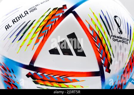 Adidas Qatar 2022 FIFA World Cup Al Rihla Official Match Ball Stock