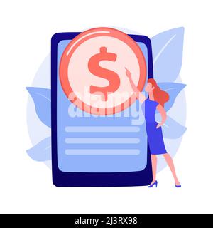 Online banking technology. E wallet, e payment, Internet app. Money Internet withdraw smartphone application. Monetization, ecommerce design element. Stock Vector