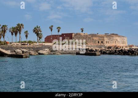 Fort D'Estrees (IFAN historical museum), Ile de Goree, Senegal, Africa ...