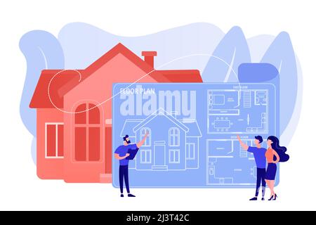 Interior design services isolated concept vector illustration set ...