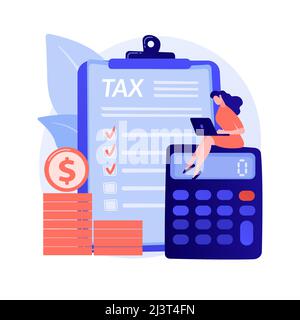 Monthly expense planning. Reminder for appointment. Payment deadline, worker with timetable, organizer schedule. Countdown to payday. Vector isolated Stock Vector