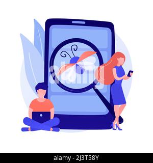 Beta testing abstract concept vector illustration. New product beta test, presale user experience, software development process, second phase testing, Stock Vector