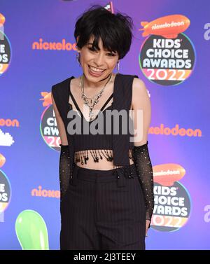 Ceci Balagot arrives at the 2022 Nickelodeon Kid's Choice Awards held