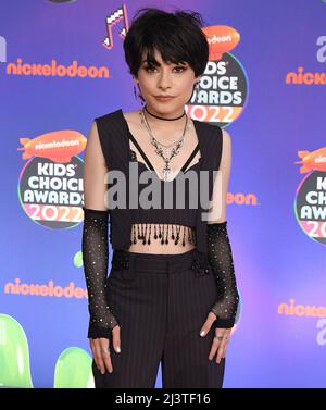 Ceci Balagot arrives at the 2022 Nickelodeon Kid's Choice Awards held