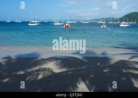 Martinique, Antilles Françaises, Saint Anne, bord de mer, mer caraïbes, caraïbes Stock Photo