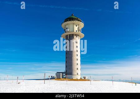 Discovery tour of the Feldberg in the Black Forest - Baden-Württemberg - Germany Stock Photo