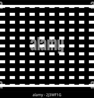 Rail, grating, grill lines grid, mesh pattern, texture element. Stock ...