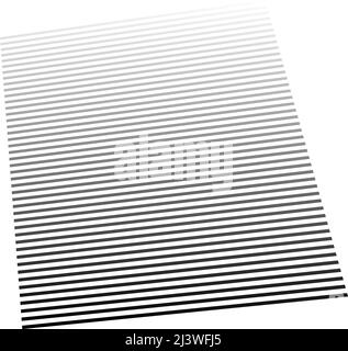 3d dynamic lines, stipes in perspective vanishing, diminishing into horizon. Stock vector illustration, clip-art graphics Stock Vector