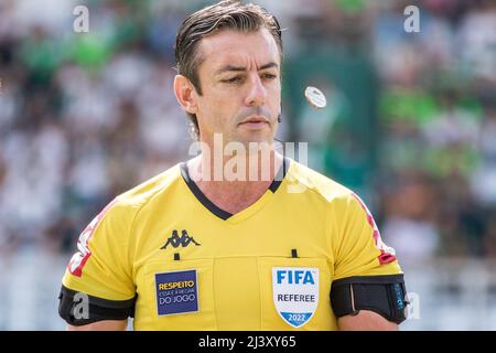 SP - Sao Paulo - 04/03/2022 - PAULISTA 2022 FINAL, PALMEIRAS X SAO PAULO -  Referee Raphael Claus during a match between Palmeiras and Sao Paulo at the  Arena Allianz Parque stadium