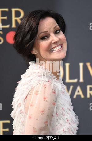 London, UK. April 10th, 2022, London, UK. Ruthie Henshall attending The Olivier Awards 2022 at Royal Albert Hall, London. Credit: Doug Peters/EMPICS/Alamy Live News Stock Photo