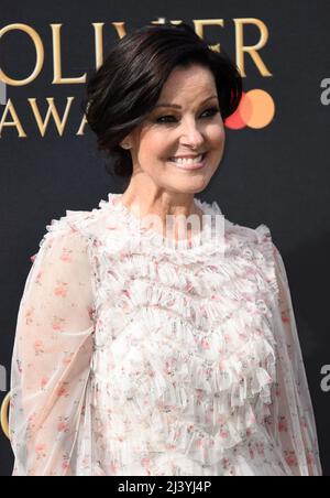 London, UK. April 10th, 2022, London, UK. Ruthie Henshall attending The Olivier Awards 2022 at Royal Albert Hall, London. Credit: Doug Peters/EMPICS/Alamy Live News Stock Photo