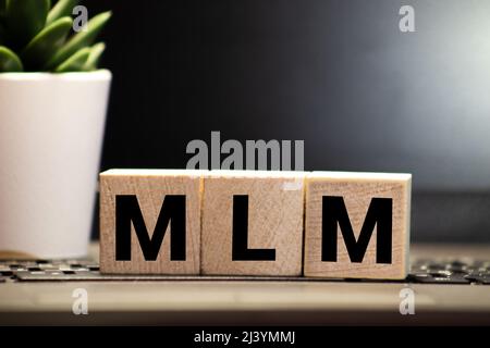 Multi Level Marketing Mlm Text On Wooden Blocks Stock Photo - Download  Image Now - Level - Measurement Tool, Marketing, Advice - iStock