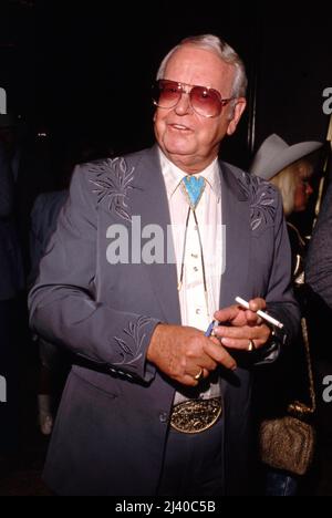 Rex Allen July 1989 Credit: Ralph Dominguez/MediaPunch Stock Photo - Alamy