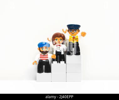 2021: Lego constructor Friends serie, the Team Stock Photo