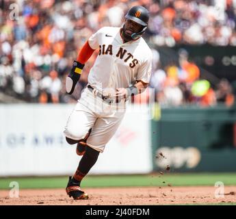 San Francisco Giants first-round draft pick Reggie Crawford talks to a  reporter after participating in batting practice before the team's baseball  game against the Arizona Diamondbacks in San Francisco, Wednesday, Aug. 17