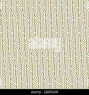 Seamless geometric ornament .Brown color lines.Great design for fabric,textile,cover,wrapping paper,background. Stock Vector