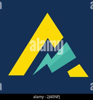 Alphabet letters Initials Monogram logo TV, VT, T and V Stock Vector