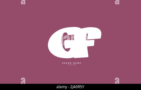 Alphabet letters Initials Monogram logo GF, FG, G and F Stock Vector