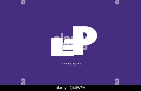 Alphabet letters Initials Monogram logo PE, EP, E and P Stock Vector