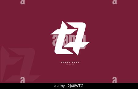 Alphabet letters Initials Monogram logo TT, T and T Stock Vector