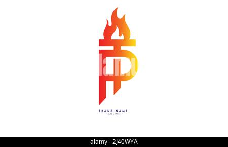 Alphabet letters Initials Monogram logo TP, PT, T and P, FRE LOGO Stock Vector