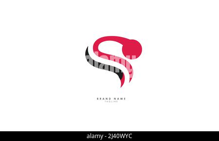 Alphabet letters Initials Monogram logo SS, S and S Stock Vector