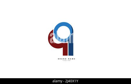 Alphabet letters Initials Monogram logo QQ, Q and Q Stock Vector