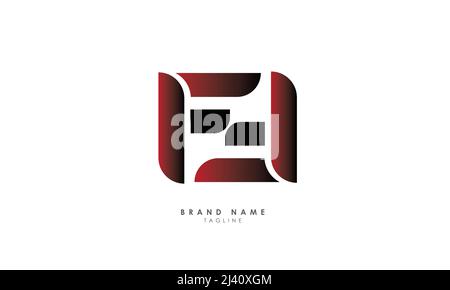 Alphabet letters Initials Monogram logo FF, F and F Stock Vector