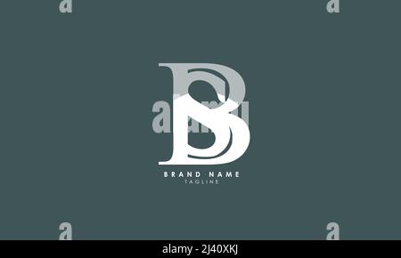 Alphabet letters Initials Monogram logo BS, SB, B and S Stock Vector