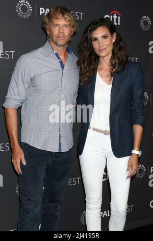 April 10, 2022, Los Angeles, CA, USA: LOS ANGELES - APR 10:  Eric Christian Olsen, Daniela Ruah at the PaleyFEST - NCIS Universe at Dolby Theater on April 10, 2022  in Los Angeles, CA (Credit Image: © Kay Blake/ZUMA Press Wire) Stock Photo