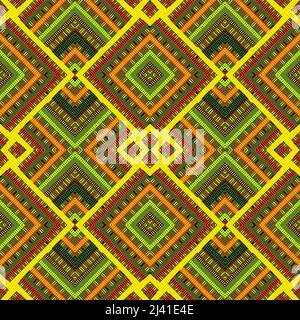 Seamless geometric pattern of small variously colored lines Stock Vector