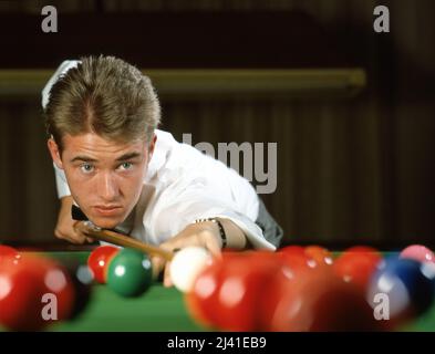 Stephen Hendry four times World Snooker Champion Stock Photo