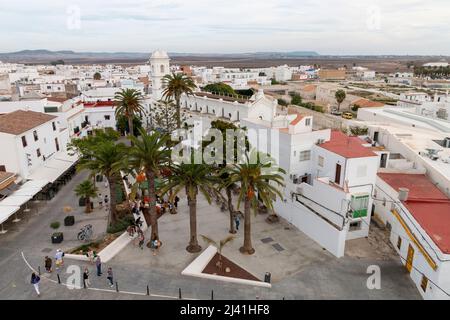 Premium Photo  Aerial view of the town of conil de la frontera from the  torre de guzman cadiz andalusia