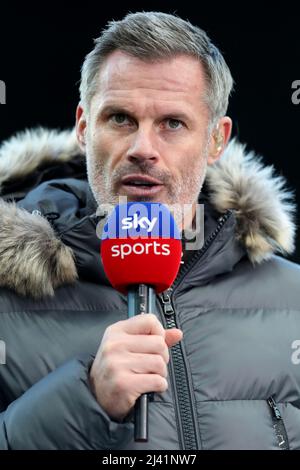 JAMIE CARRAGHER, SKY SPORTS PRESENTER, 2022 Stock Photo