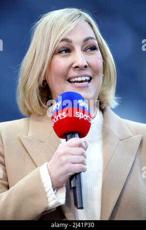 Sky Sports Presenter Kelly Cates After The Premier League Match At ...