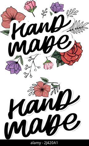 Made with love label for handmade items Stock Vector Image & Art - Alamy