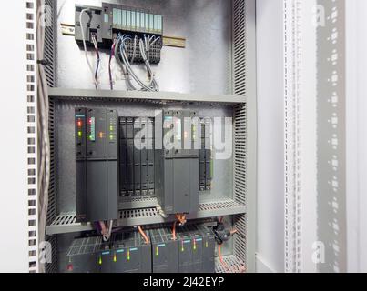 industrial electro-mechanical equipment Stock Photo