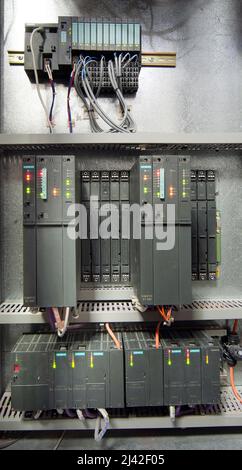 industrial electro-mechanical equipment Stock Photo
