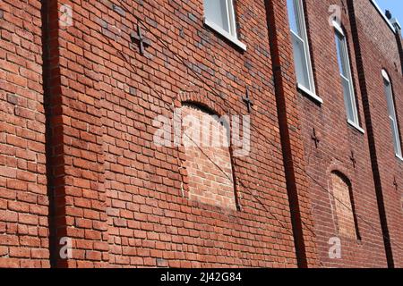 Old brickwork, still strong Stock Photo