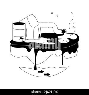 Groundwater pollution concept icon Stock Vector Image & Art - Alamy