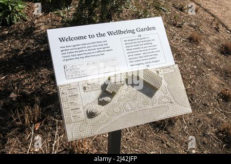 Wellbeing Garden RHS Wisley Stock Photo - Alamy