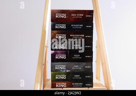 The Dark Tower, eight-volume fantasy saga by American author Stephen King Stock Photo