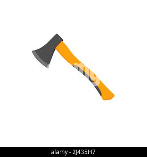 Axe. Working tool Illustration in flat style. Eps 10 Stock Vector