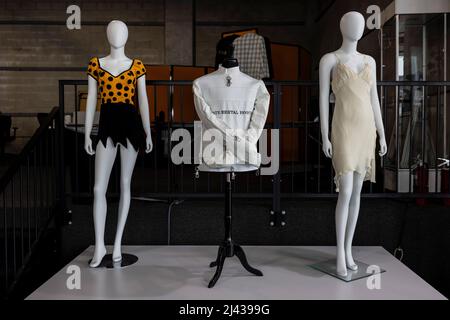 Beverly Hills, USA. 11th Apr, 2022. Instruments and costumes from the Music Icons auction presented by Julien's Auctions. 4/11/2022 Beverly Hills, CA USA. (Photo by Ted Soqui/SIPA USA) Credit: Sipa USA/Alamy Live News Stock Photo