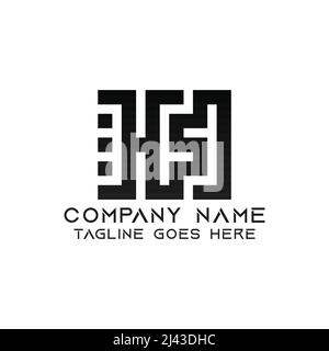 Letter HS logo design template. This logo is very suitable for any kind of business or industry that is engaged in any field. Stock Vector