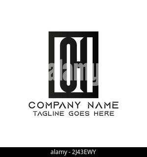 Letter OH logo design template. This logo is very suitable for any kind of business or industry that is engaged in any field. Stock Vector