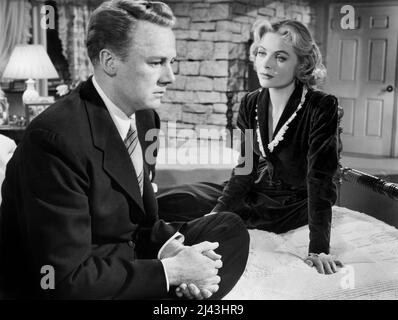 Van Johnson, Dorothy McGuire, on-set of the Film, 'Invitation', MGM, 1952 Stock Photo